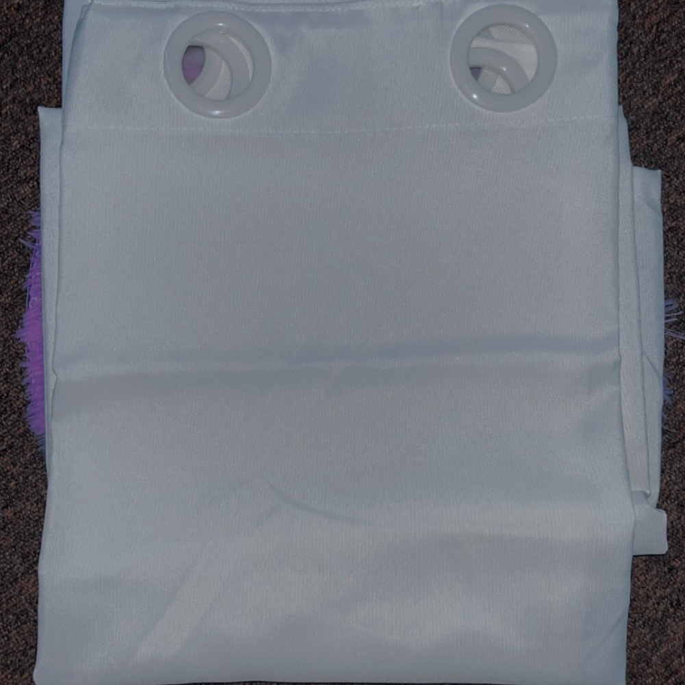 White One Panel Curtain